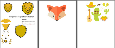 Lion Fox and Cactus Pentool practice.png