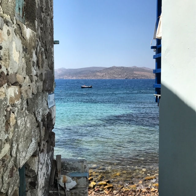 Sea view on Milos, Greece