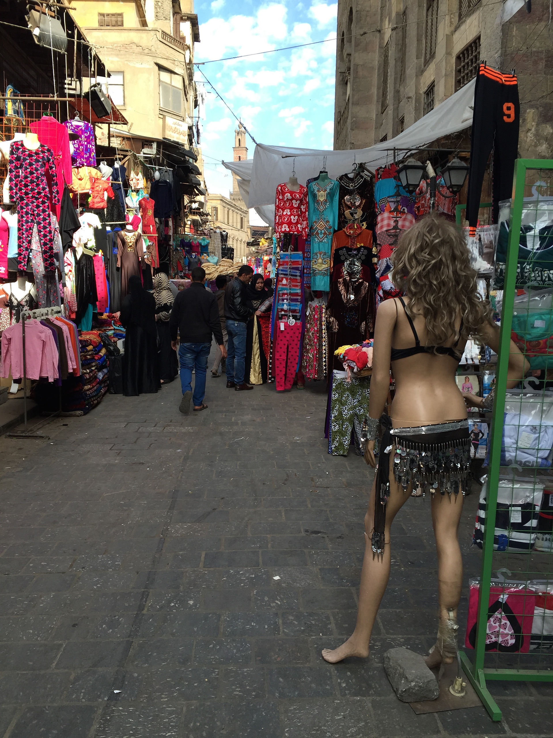 Underwear in the Cairo souq
