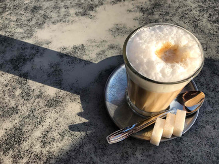 Cafe au lait in Marrakech