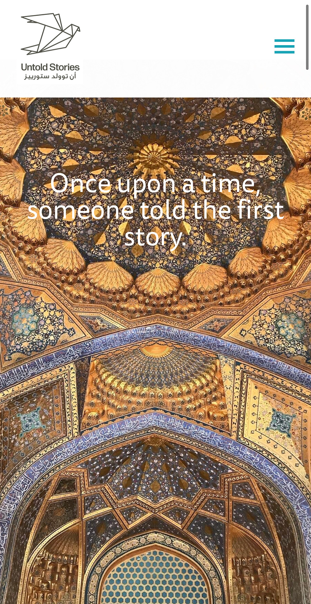 Homepage of Untold Stories LLC