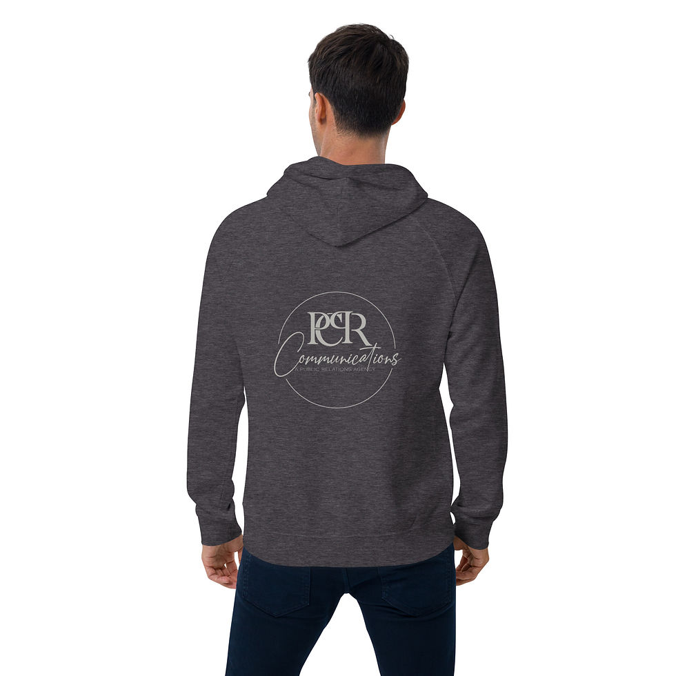 Thumbnail: PUB•LIC•I•TY Unisex eco raglan hoodie