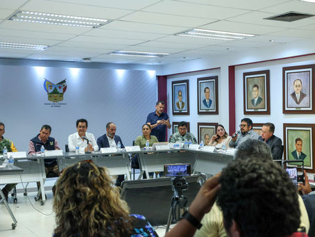 Conferencia de prensa seguimiento incendios forestales en la entidad