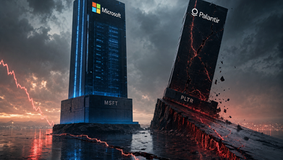 Microsoft (-20%) en Palantir (-31%) crashen: een is spotgoedkoop en koop ik met €5.000 bij