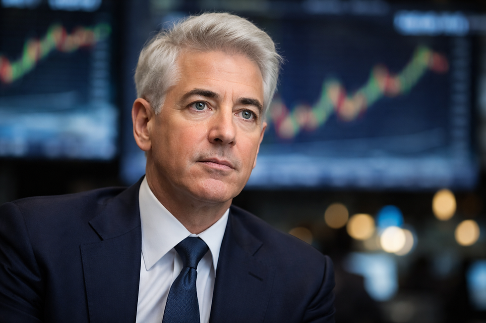 Bill Ackman zet 48% van zijn $14 mrd op 3 aandelen, dit zijn ze