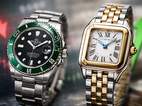 Rolex verliest waarde na coronapiek, Cartier stijgt tot +299%