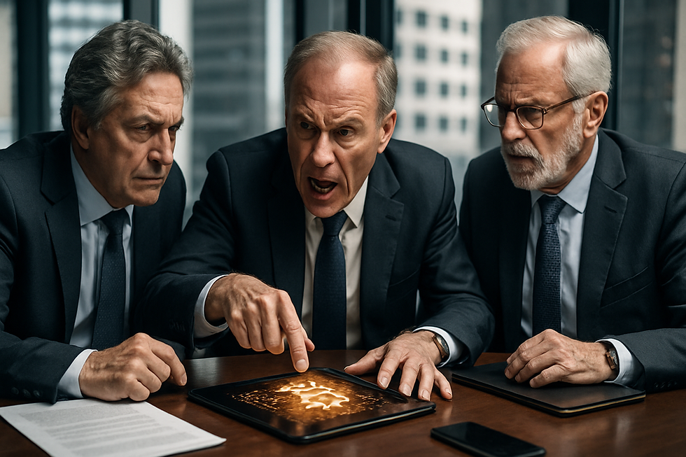 Urgent topoverleg: banken pushen schokkende cryptoplannen