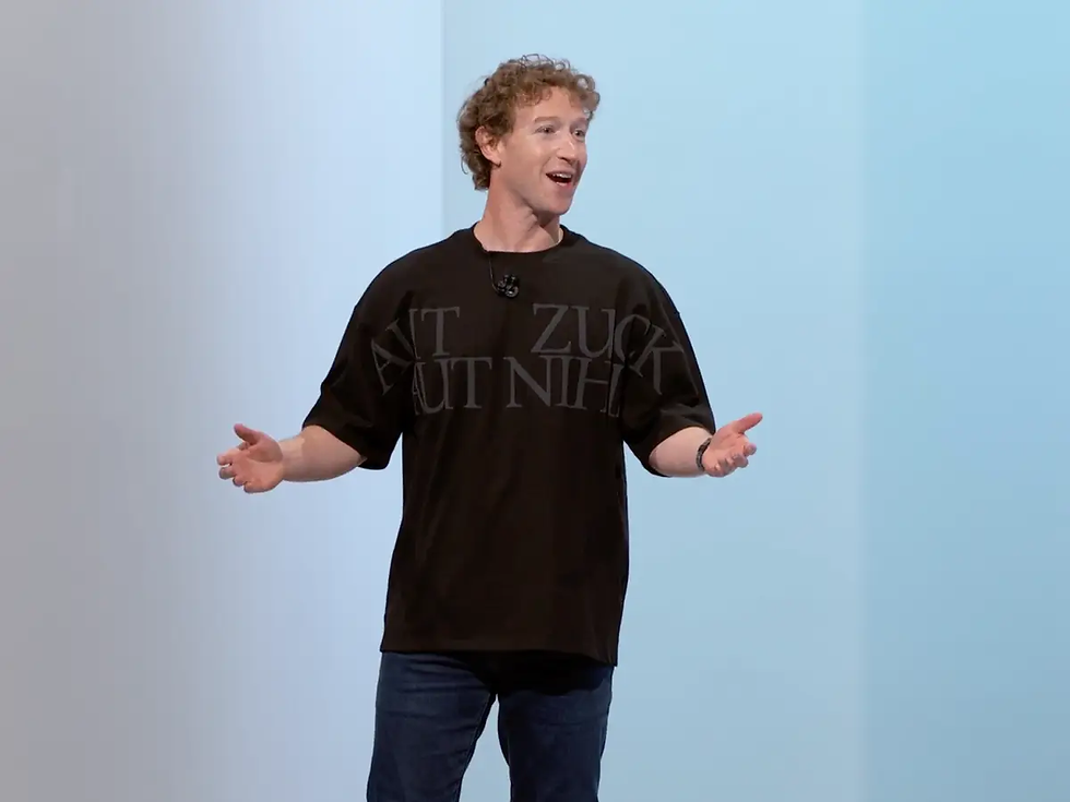 Mark Zuckerberg presenteert Meta Connect met focus op AI en toekomst