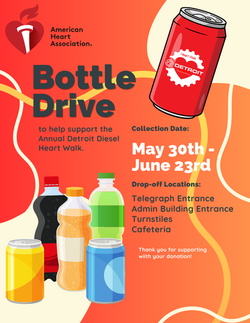 Detroit Diesel Bottle Drive Marketing Flier