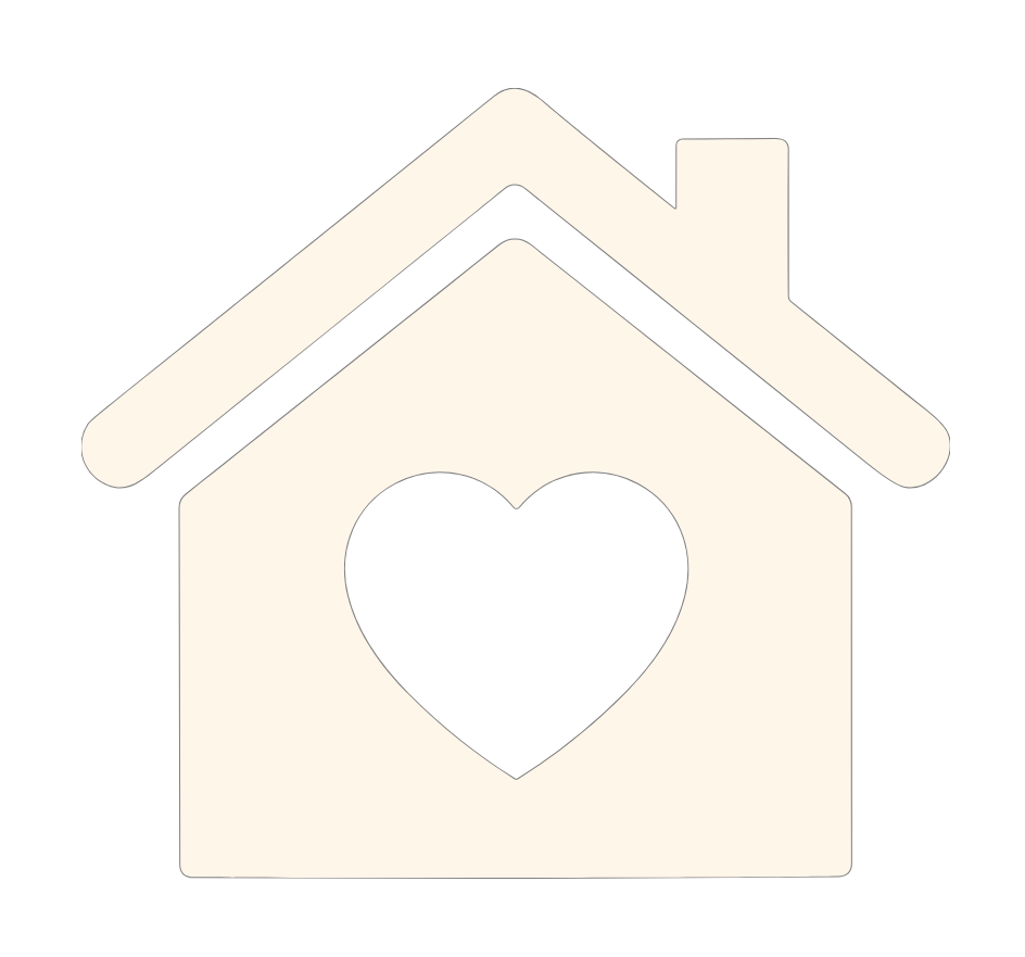 Icon of a house with a heart for christian recovery ministry