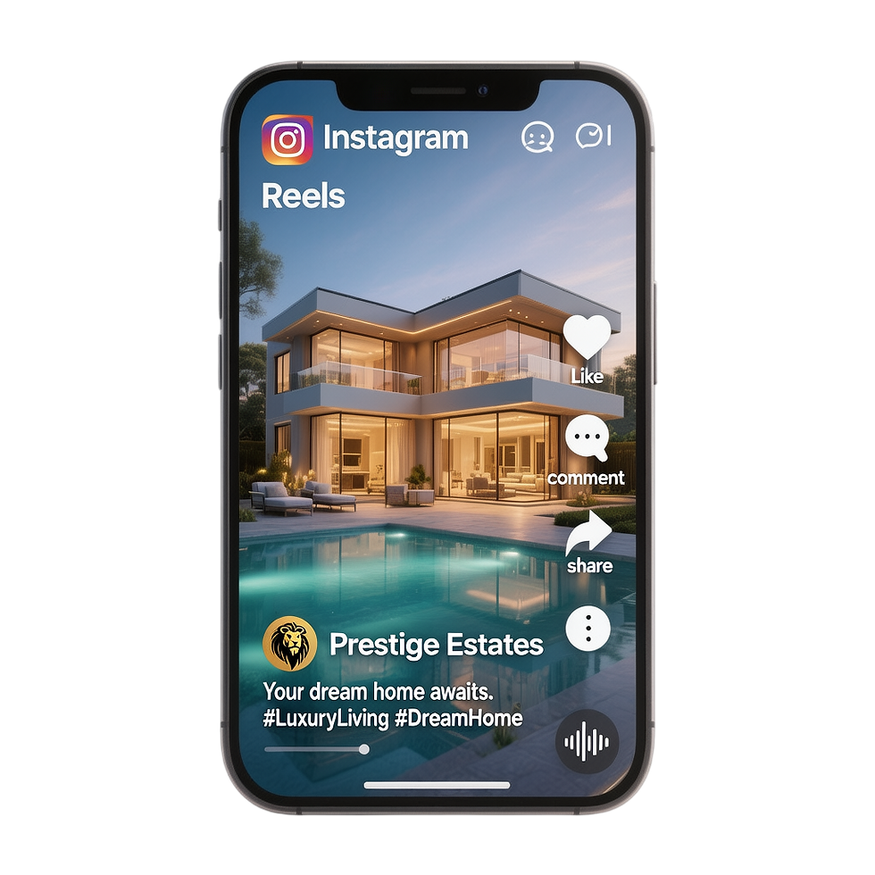 Real estate social media reels templates