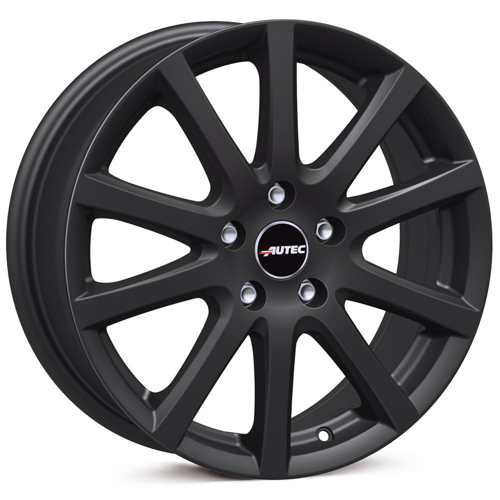Autec Skandic Black 15 Inch 6J 38 Offset 5x100 57.1mm 630Kg