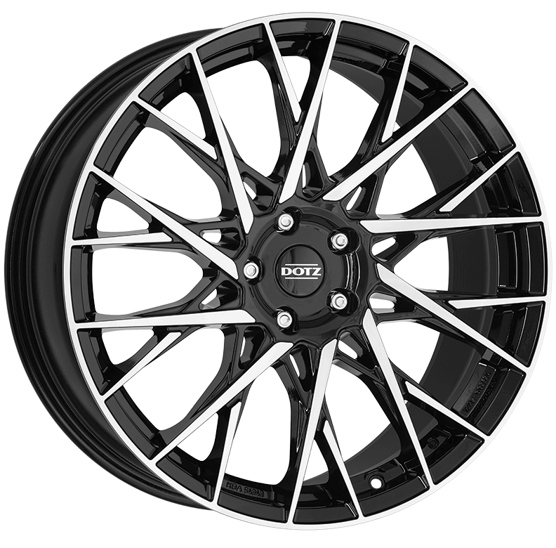 Dotz Fuji dark Black 18 Inch 7.5J 48 Offset 5x112 70.1mm 670Kg