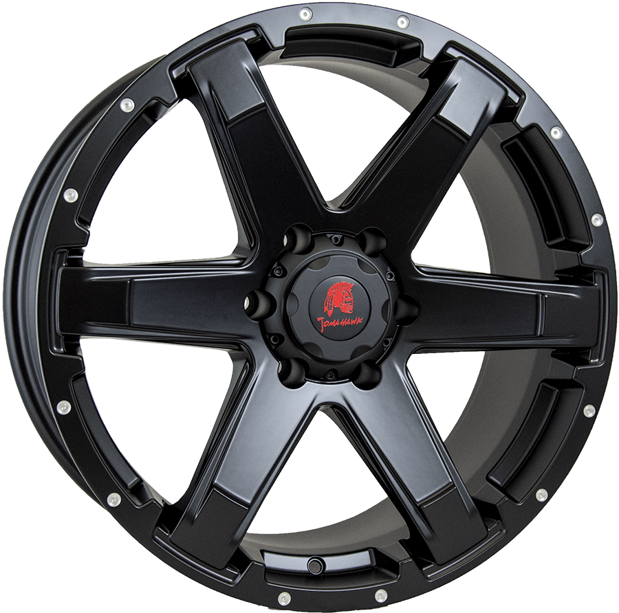 Tomahawk Chinook Black 20 Inch 9J 16 Offset 6x114.3 66.1mm 1120Kg