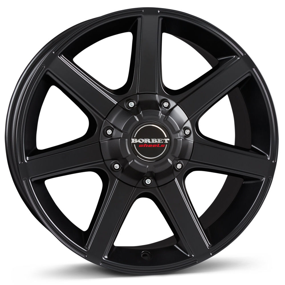 Borbet CWE Black 16 Inch 7J 40 Offset 5x139.7 98.1mm 1050Kg