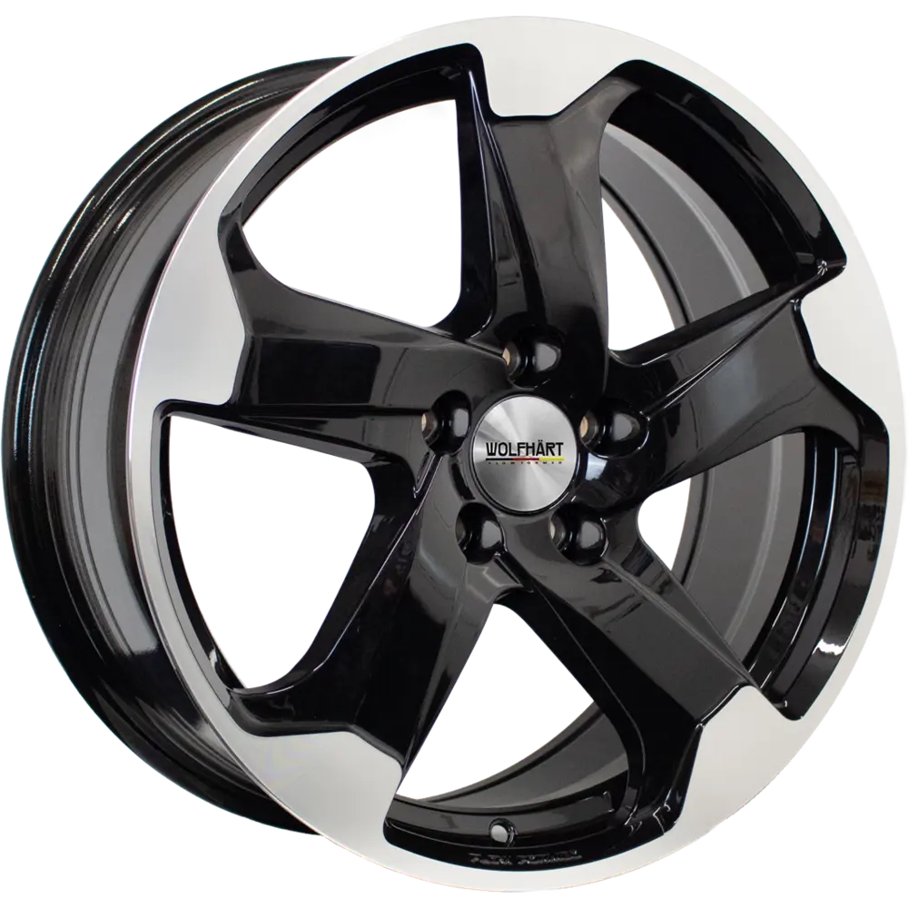 Wolfhart Flowformed Genesis 2 Gloss Black Polished 8x18 42 5x120 72.6mm 875Kg