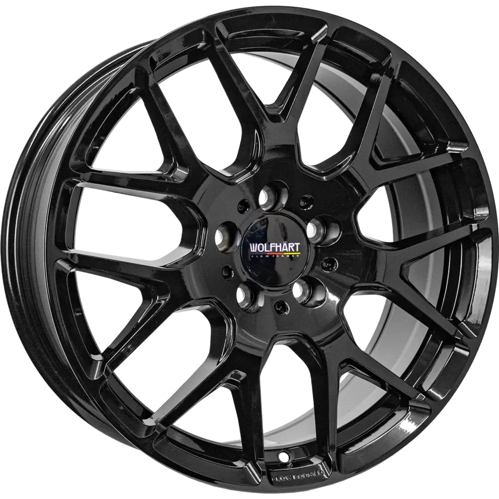 Wolfhart Flowformed Munich 3 Gloss Black 8.5x18 42 5x120 72.6mm 875Kg