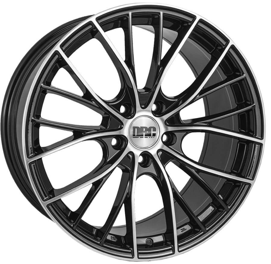DRC DMM Black 19 Inch 8J 45 Offset 5x112 73.1mm 825Kg