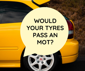 Tyre Check Before MOT At Sunset Tyres