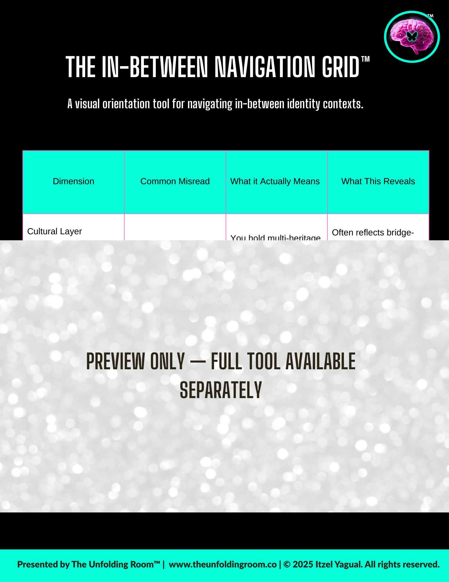 The In-Between Navigation Grid™