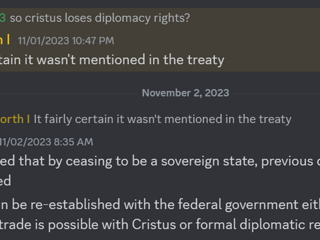 Cristus annexation sparks fear of Gaplan imperialism.