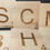 Thumbnail: 6x6 Real Hard Maple Scrabble Tiles, Large Wooden Home Décor, Nursery, Game Room