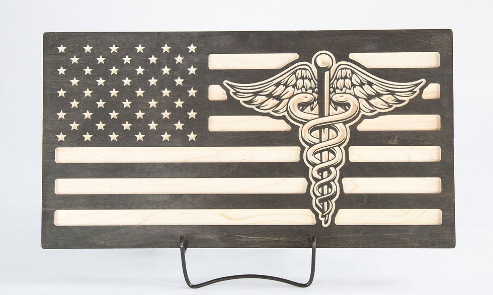 Thumbnail: Personalized American Hero Flags