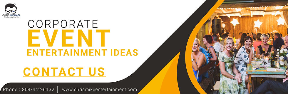 corporate event entertainment ideas