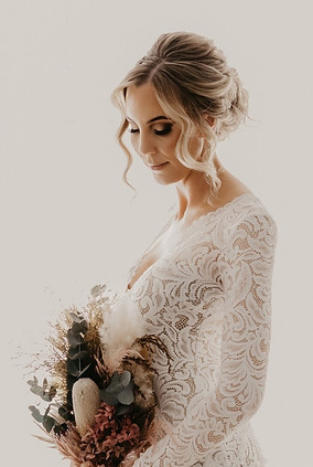 Genelle wedding hair