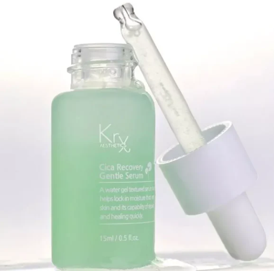 KrX Cica Skin Recovery Serum-Korean clinical skincare for Rosacea. Available at Silhouette Beauty & Skincare.