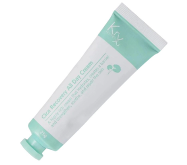 KrX Cica Skin Recovery Cream-Korean clinical skincare for Rosacea. Available at Silhouette Beauty & Skincare.