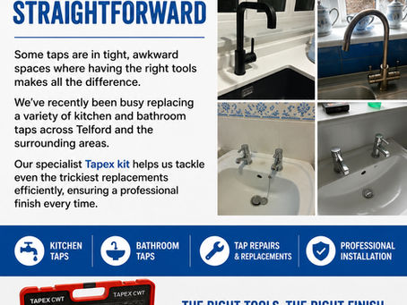 Tap Replacements in Telford – Why Having the Right Tools Matters