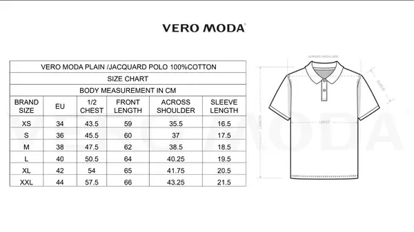 Thumbnail: Vero Moda Jacquard Polo - Wine