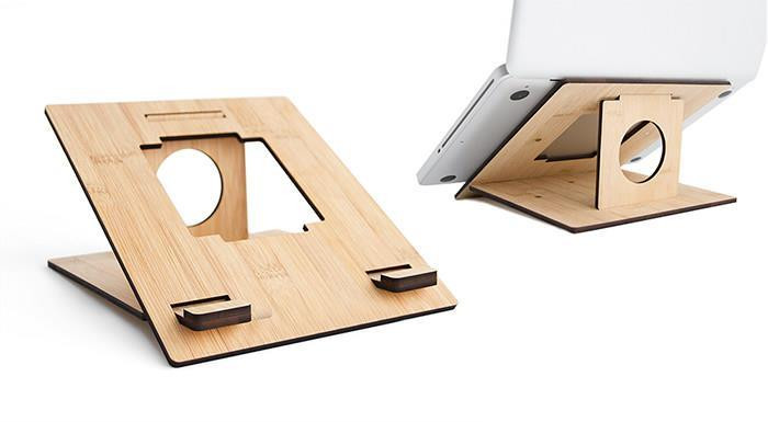 Wooden Laptop Stand Dc 9 corporate gift