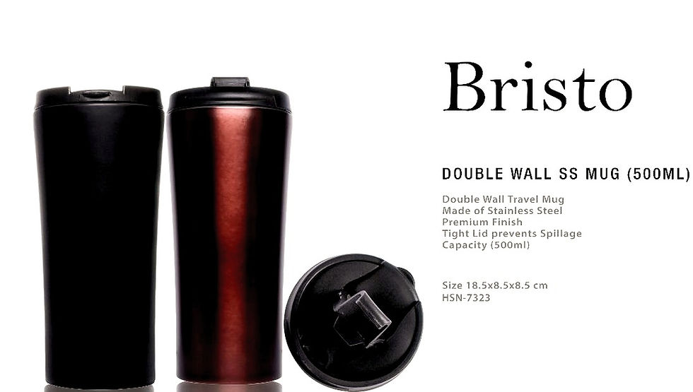 Double Wall SS Mug (500ML) CI-UG-DB34