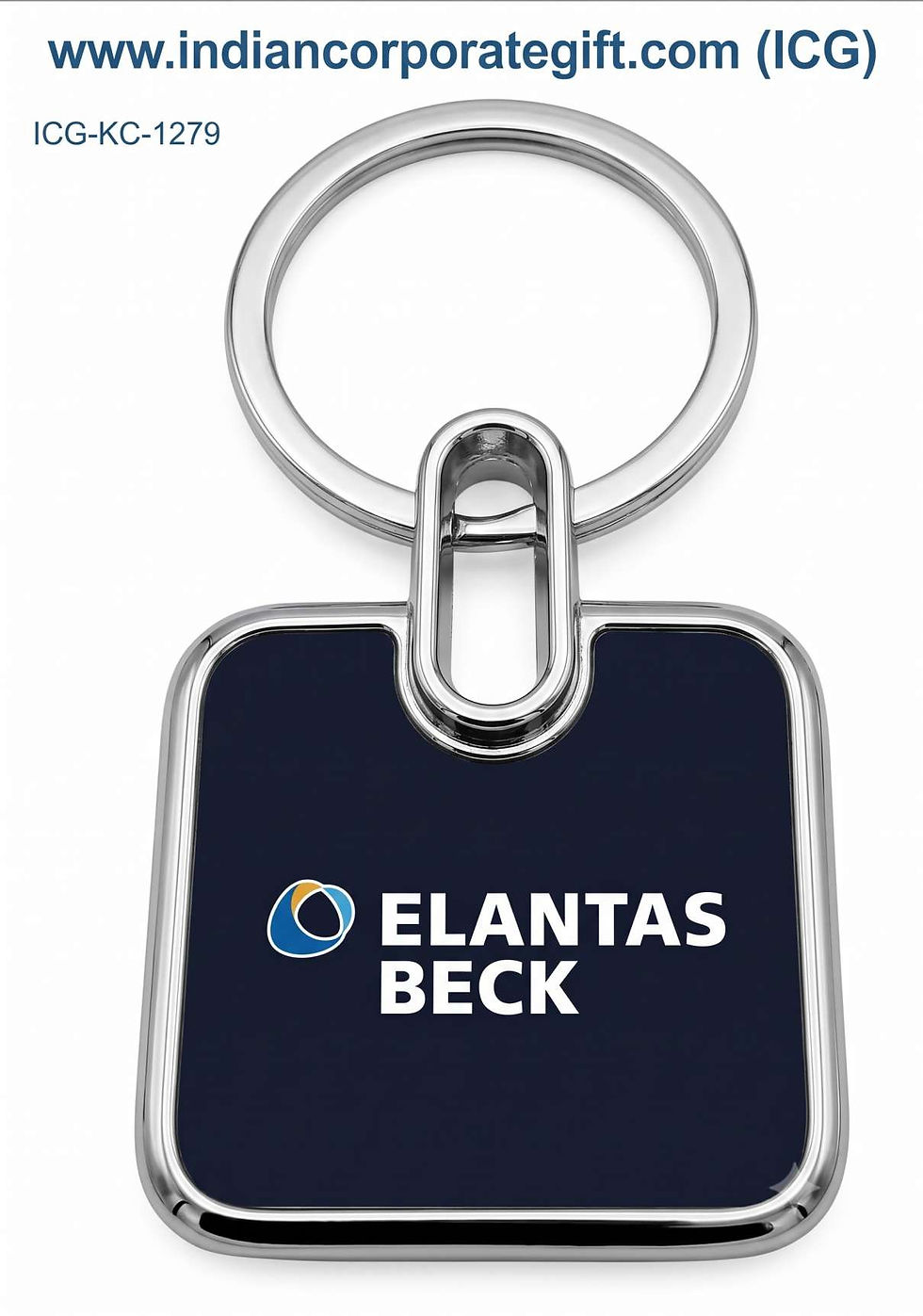 Premium Square Metallic Keychain ICG-KC-1279 at Best Price Near Me - by ICG