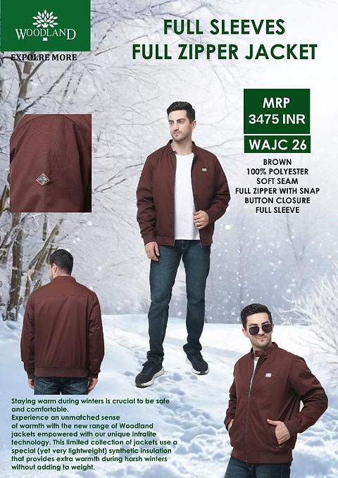 交渉可everyone x j.3000varsity jacket 24AW Woodland Men's Full Sleeves Full Zipper Jacket with Snap Button