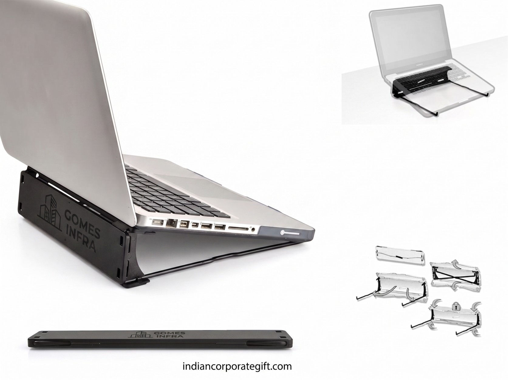 Ergonomic Folding Laptop Stand | Indian Corporate Gift