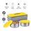 Thumbnail: MILTON New Mini Lunch Insulated Tiffin, Set of 2, (280 ml Each), with Jacket