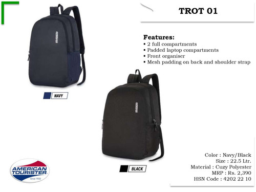 American Tourister Backpack TROT 01 Corporate Gifts
