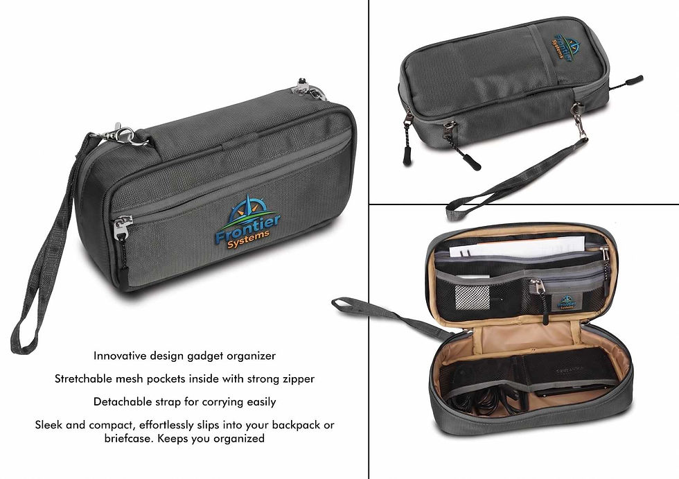 Handy Tech Gadget Organizer with Carry Strap | CI-IMP-1197 - by ICG