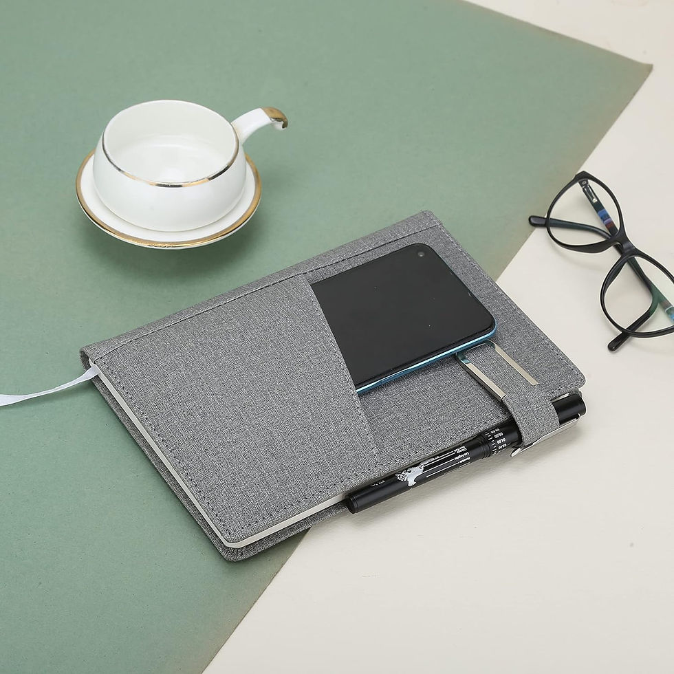 Thumbnail: A5 Diary Notebook for Men Women | Executive Professional Office Diary Notebook