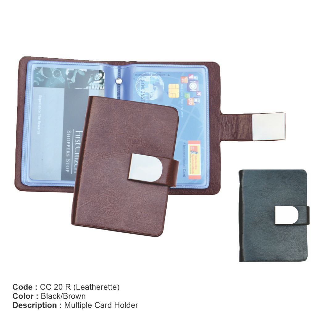 Leatherette Visiting Card holder CI-CC-20-REGULAR SIZE
