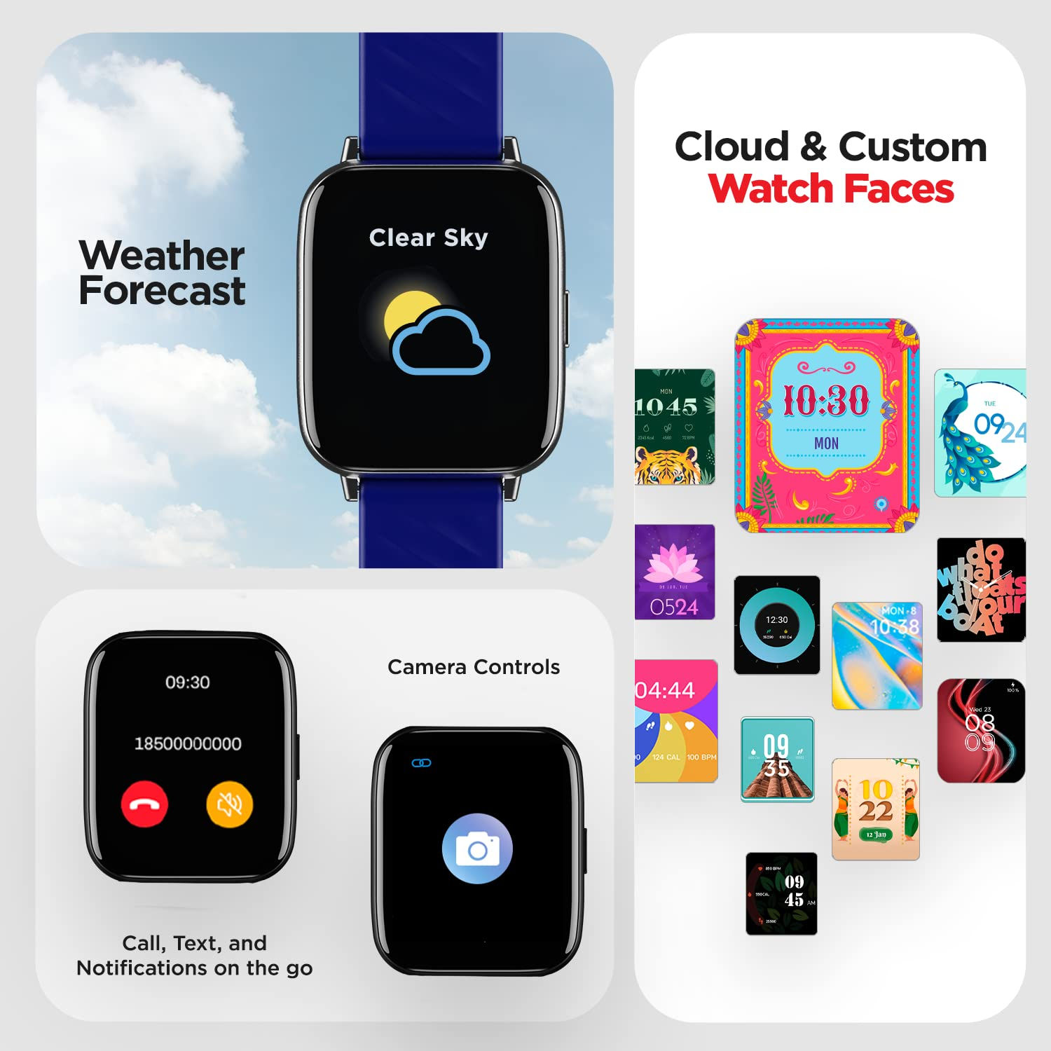 boAt Wave Prime47 Smart Watch with 1.69" HD Display, 700+ Active Modes, ASAP