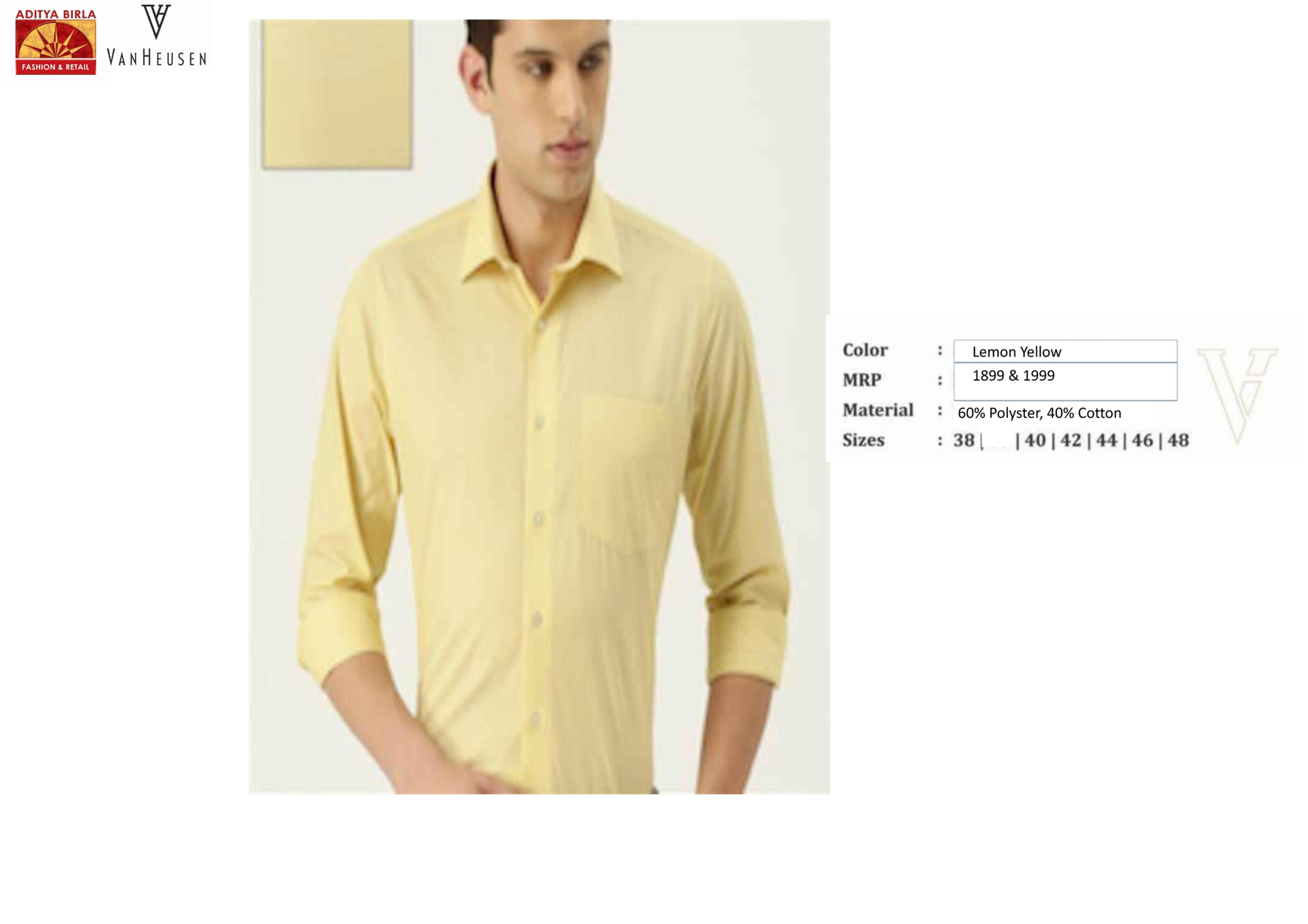 Van Heusen Men's Solid Regular Fit Shirt-LIGHT PINK/PURPLE/YELLOW/PISTA GREEN