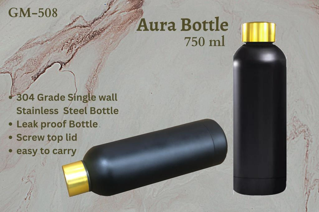 AURA BOTTLE- SINGLE WALL BOTTLE (750 ML)