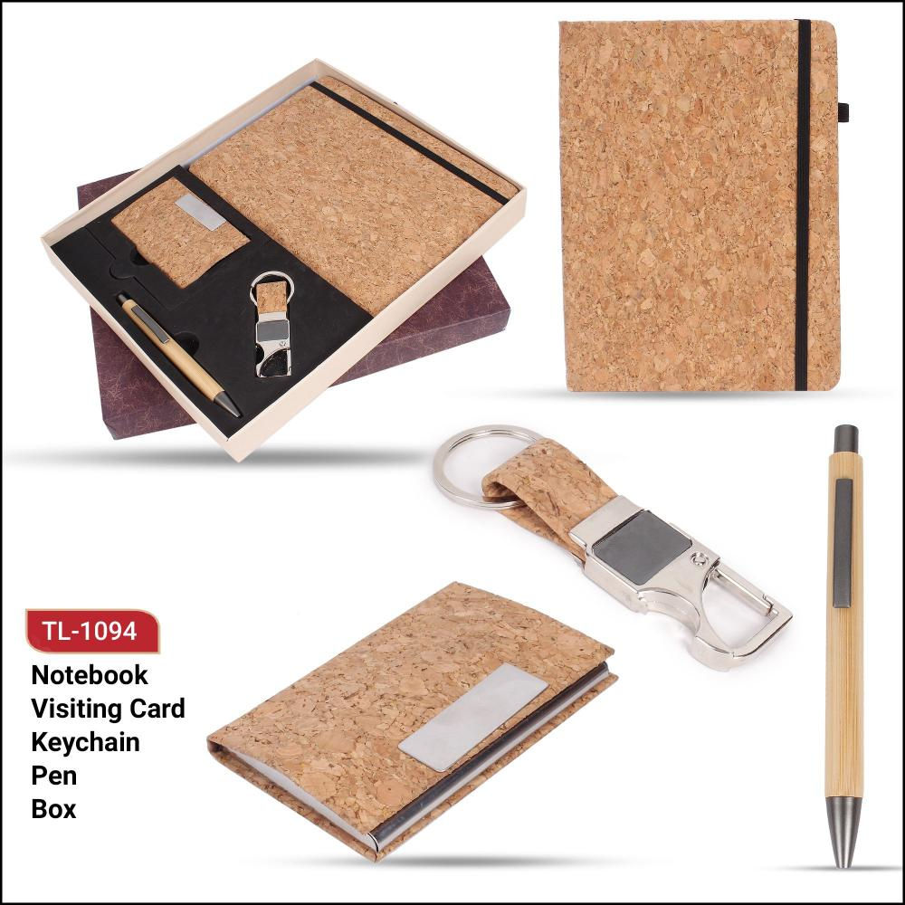 4 in 1 Gift Set Combo Made of Cork TL1094
