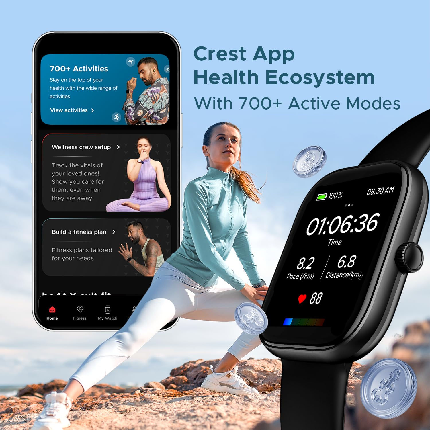 boAt Wave Sigma with 2.01" HD Display,Bluetooth Calling, Coins, DIY Watch FacE