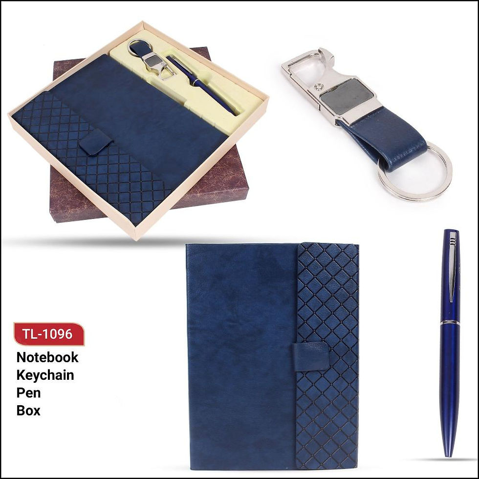 3 in 1 Gift Set Made of Leatherite TL1096