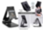 CHRIS BIMETAL Flexo Premium Folding Adjustable Mobile Stand & Tablet Holder